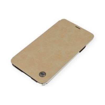 Qiotti book biz slim vintage pour samsung galaxy note 3, creme - sadapte n9005 q2310015