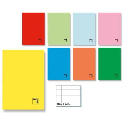 Cahier Agrafé 50 Feuilles 1/4 Quadrillage - 70 Gr