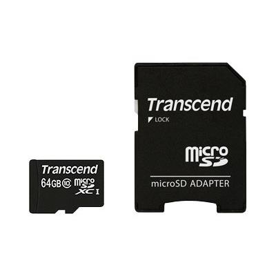 Transcend Premium - flashgeheugenkaart - 64 GB - microSDXC UHS-I