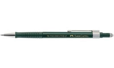 FABER-CASTELL - Portemines FABER-CASTELL EXECUTIVE 1317, vert Diamètre de mine: 0,7 mm; avec une gomme extra-longue Grip ergonomique; ne transperce pas vos poches (131700)