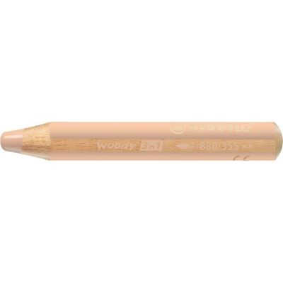 STABILO - Lot de 5 - crayon aux talents multiples woody 3 in 1, rond, Chair