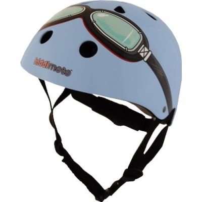Casque de Vélo enfant - KIDDIMOTO - BLUE GOGGLE - De 2 à 5 ans