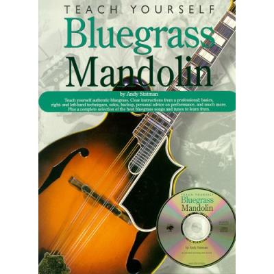 Méthodes et pédagogie MUSIC SALES TEACH YOURSELF BLUEGRASS MANDOLIN + CD - MANDOLIN Autres cordes pincées