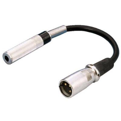 Cordons Audio 1 Jack 6,3 Mm F 1 Xlr M 15 Cm Monacor Mca-15/2