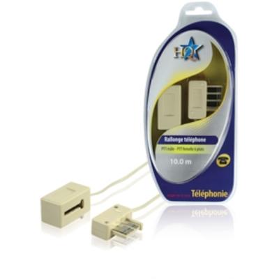 HQ verlengkabel voor telefoon - 10 m