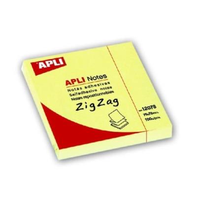 Notes 75x75 zig zag coul.standard apli 12078
