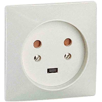 Legrand - Socle À Encastrer 20 A - 2P+T - Plaque 80X80 - À Vis - Eclips - Image 4
