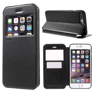 Etui en PU ROAR KOREA Noble View pour iPhone 7 plus 5.5 pouces - Noir