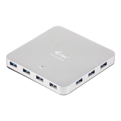 i-Tec USB 3.0 Metal Charging HUB - hub - 10 poorten