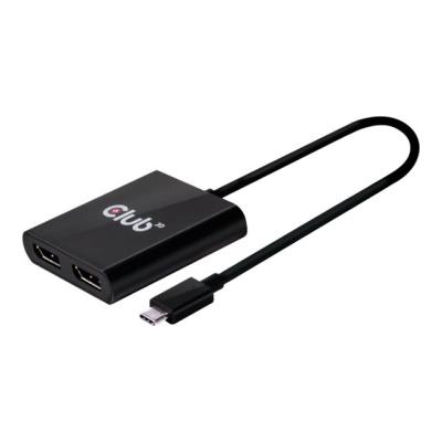 Club 3D SenseVision MST Hub USB Type C to DisplayPort 1.2 Dual Monitor adaptateur vidéo externe