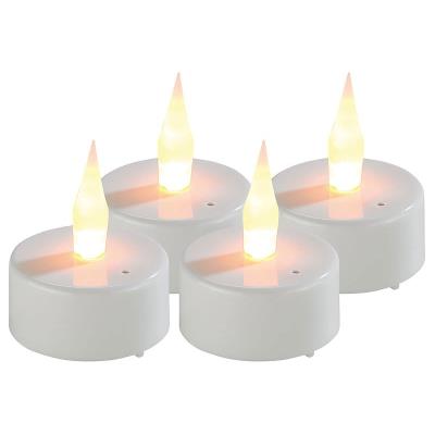 4 Bougies chauffe-plat LED à souffler