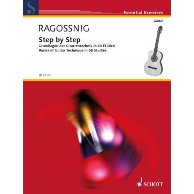 Méthodes et pédagogie SCHOTT RAGOSSNIG KONRAD - STEP BY STEP (60 ETUDES) - GUITARE Guitare acoustique