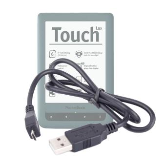 Étui Fin En Cuir PU Pour Liseuse Pocketbook Touch HD 3 / Lux 4 / Basic Lux 2 - Fonction Veille Magnétique - 3