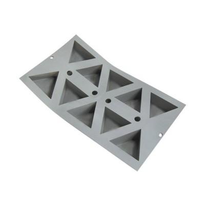 Elastomoule - Moule en silicone : Triangles 30 x 17.6, soit 10 alvéoles