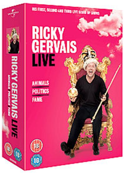 Ricky Gervais - Live - Animals/Politics/Fame , (Box Set)