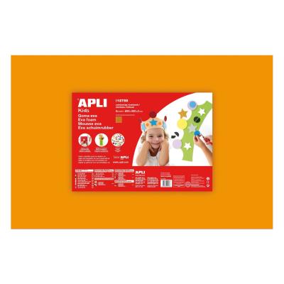 Mousse EVA thermoformable 40x60 cm - Orange - 5 feuil. - APLI AGIPA