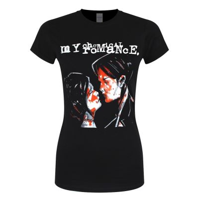 My Chemical Romance T-Shirt Three Cheers Femme Noir