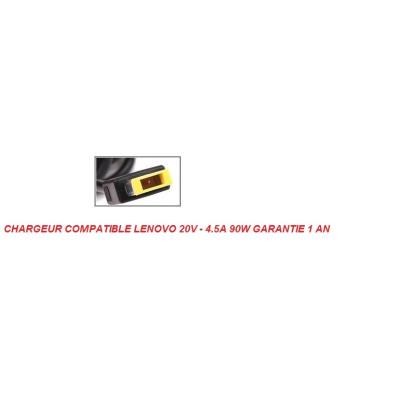 Chargeur et câble d'alimentation PC Lenovo 90W 20V 4.5A Adaptateur/Chargeur  Embout Mince Pour Lenovo Thinkpad X1 Carbon ultrabook 3444 3448 3460,X230S  X240S, T440s (20AR) T440p (20AW) - avec