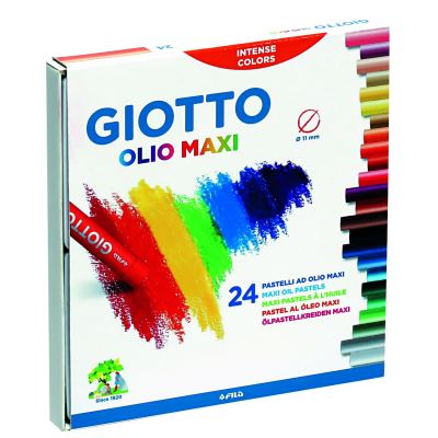 Fila Giotto Pastels à l'huile, Lot de 24