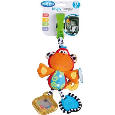 Playgro - colgante dingly dangly elefante playgro 0m+ - 182854 - orange pg-298770