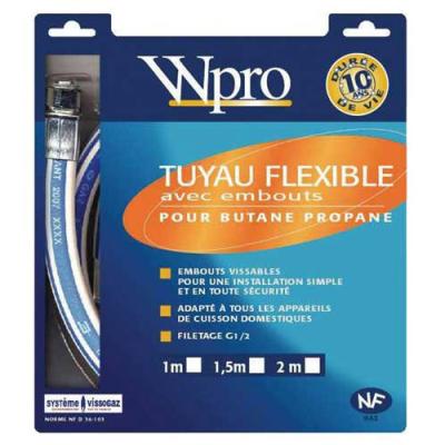 TUYAU GAZ BUTANE 1.5 METRE D-V 10 ANS