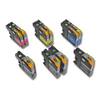 Lot De Cartouches D'encre Compatibles Pour Imprimante Brother MFC J4510 DW - Noir + Couleurs