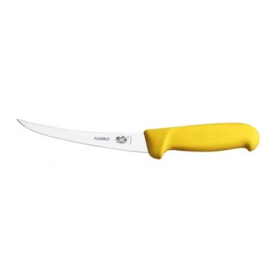 Couteau à désosser lame flexible 12cm, manche fibrox jaune Victorinox