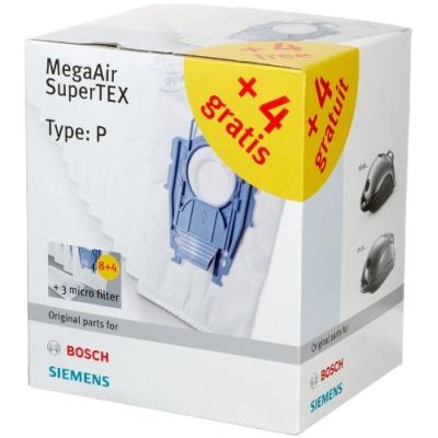 BOSCH - BBZ123FP - SACS POUR ASPIRATEUR TYP P 12 -SAC À FILTRE ET 3 MICRO FILTRES
