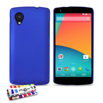 Coque rigide ORIGINALE Ultra Fine Bleu Le Pearls de MUZZANO pour GOOGLE NEXUS 5
