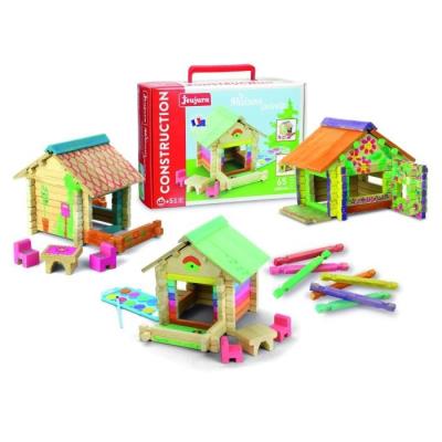 Jeujura Maison A Peindre - 65 Pieces Fisher Price Puériculture