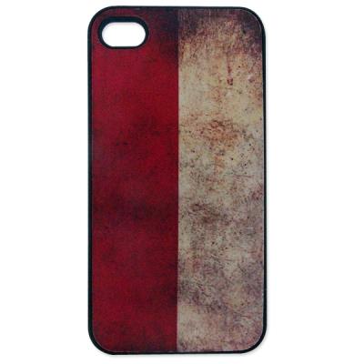 Protection iphone 4 drapeau rouge et blanc