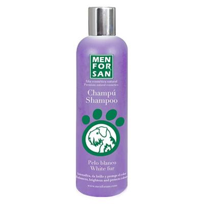 Menforsan Shampooing Intensifiant pour Chien Blanc 300 ml