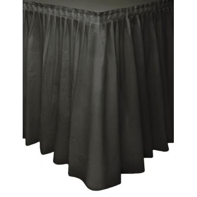 Tour de table en plastique noir Horreur