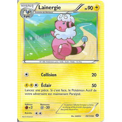Acheter Carte Pokemon - XY11- Offensive vapeur - Lainergie - PV 90 - 39/114 - Peu Commune - VF - 16,00 € Carte Pokemon - XY11- Offensive vapeur - Lainergie - PV 90 - 39/114 - Peu Commune - VF - Asmodee reconditionné disponible sur Fnac