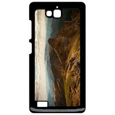Coque huawei honor 3c et 3c 4g montagne foret verdure
