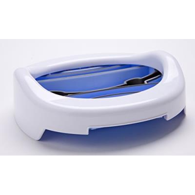 Pot de voyage / réducteur de toilette pour enfant - blanc/bleu