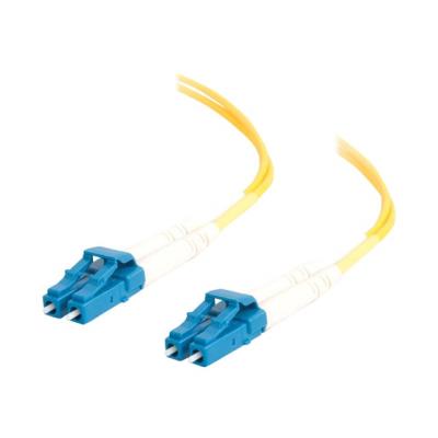 C2G LC-LC 9/125 OS1 Duplex Singlemode PVC Fiber Optic Cable (LSZH) - verbindingskabel - 10 m - geel