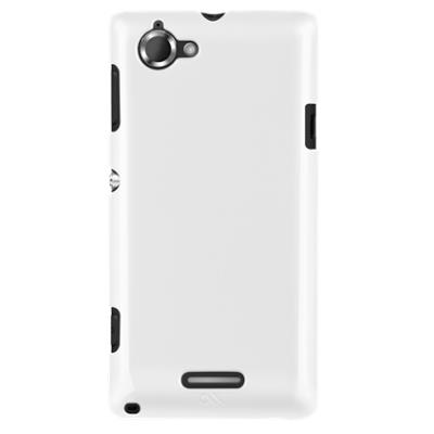 Case-mate barely there coque pour sony xperia l blanc