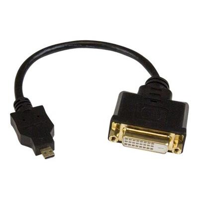 StarTech.com Micro HDMI-naar-DVI-D-adapter - M/F - 20 cm - videoadapter - HDMI / DVI - 20.3 cm