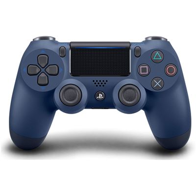 Manette générique Sans Fil Bluetooth compatible pour PS4 Sony Dualshock 2pcs Bleu nuit