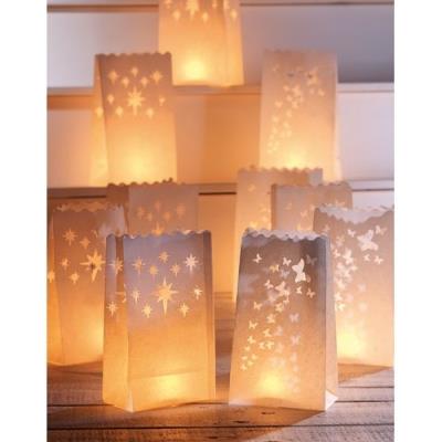 10 Photophores décoratifs en papier