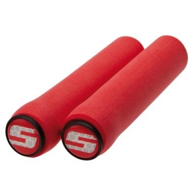 Sram paire de grips mousse lock-on blanc noir
