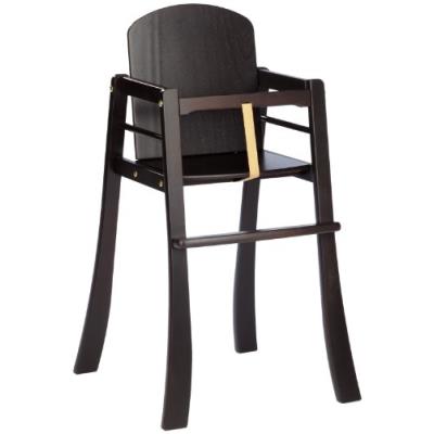 Chaise haute Mucki wengé