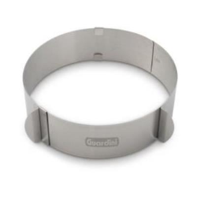 Guardini cadre a pâtisser rond réglable inox 15689