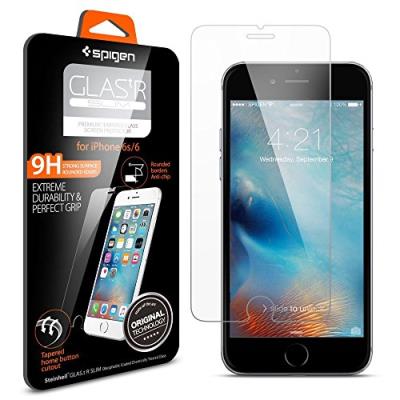 Protection écran iPhone 6, en Verre Trempé, Spigen Verre Trempé Protection [ 3D Tactile Compatible- Verre Trempé] iphne6/6s d'écran en Verre trempé écran protecteur ultra résistant Glass Screen Protector pour Apple iPhone 6/6s 4.7 SGP11588