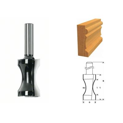 Bosch 2608628354 Fraise à Moulurer Queue 8 Mm Rayon 18,3 Mm Diamètre 20,6 Mm Longueur Utile 32 Mm / Longueur Totale 63,5 Mm