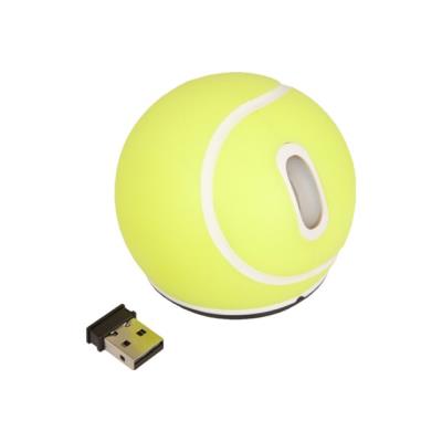 Urban Factory Tennis ball form - muis - 2.4 GHz - geel