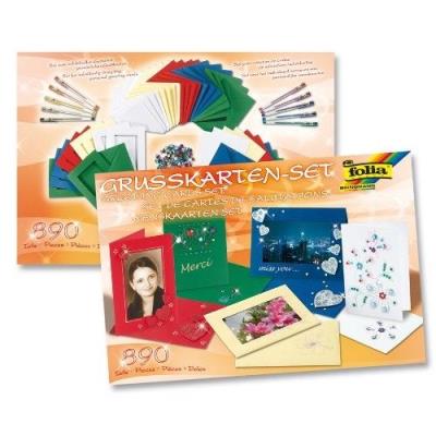 FOLIA Set de Cartes de Salutations 890 Pieces