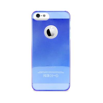 PURO Crystal - Beschermende bedekking voor mobiele telefoon - blauw - voor Apple iPhone 5