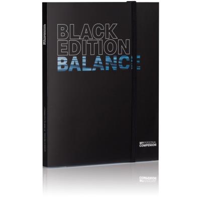 Bloc-notes A5 ''My Personal Compenion'' - ''Black Edition'' Balance